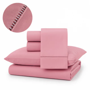 Kit Jogo de Lençol 400 Fios Cama Casal Queen Solteiro King  Micropercal Ponto Palito em Oferta na Shopee