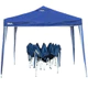 Gazebo Tenda Portátil Dobrável 3x3m com Bolsa Transporte para Uso Externo
