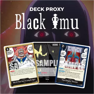 PROXY - DECK BLACK IMU - ONE PIECE TCG