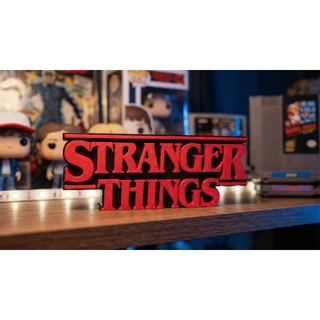 Placa Decorativa Stranger Things – Impressão 3D