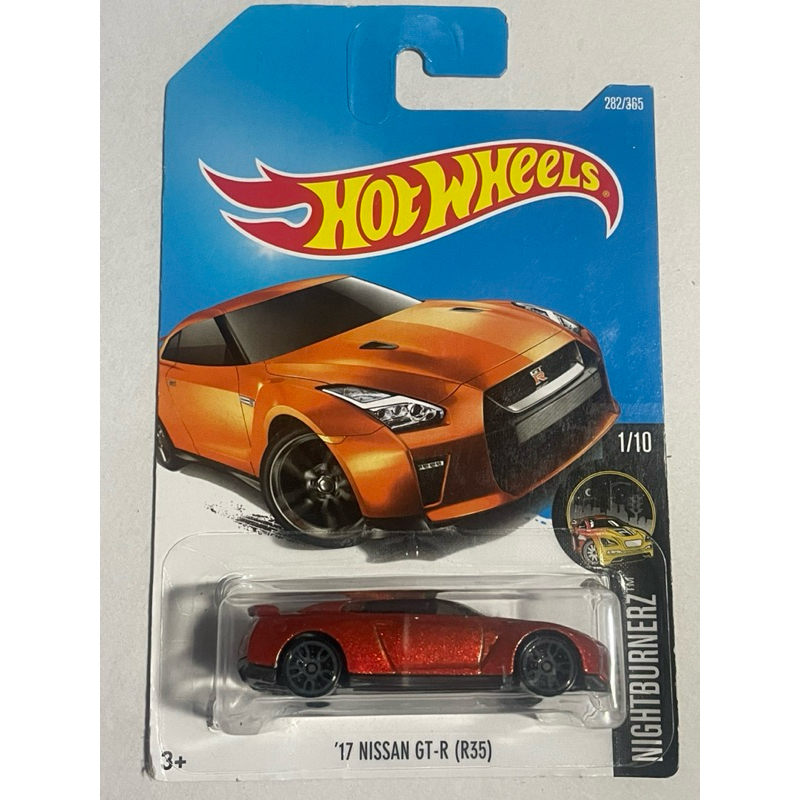 HOT WHEELS ´17 NISSAN GT-R (R35) 2017 NIGHTBURNERZ GARIBA58
