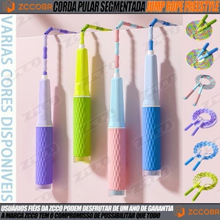 ZCCOBR Corda Segmentada Corda De Pular Corda Crossover Freestyle