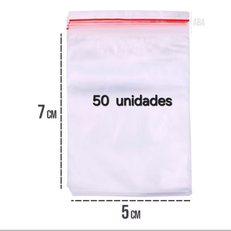 soco zip lock 5x7 50 unidades | Shopee Brasil