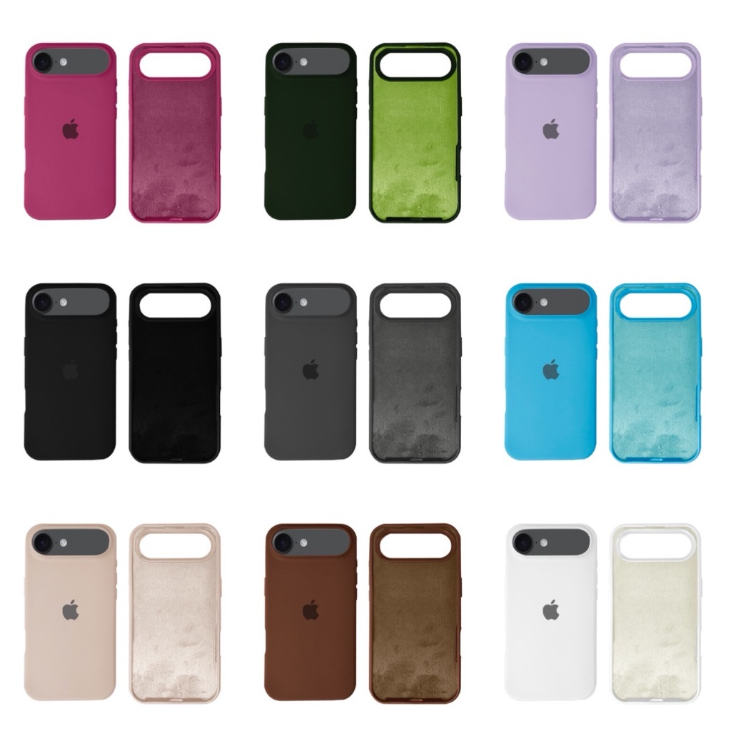 Capinha Aveludado para celular iPhone 1717 PRO 17 PRO MAX