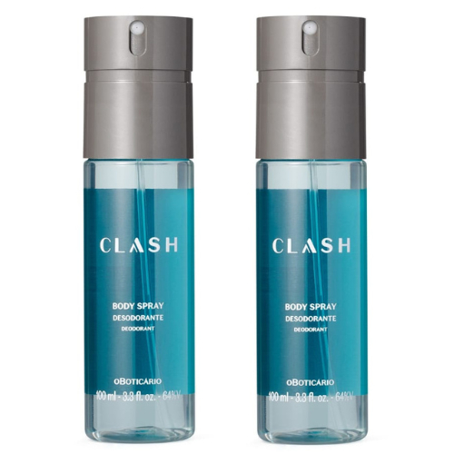 Kit Body Spray Desodorante Clash 100Ml (2 Itens)