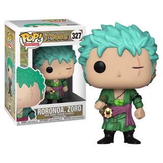 FUNKO POP ANIMATION ONE PIECE - RORONOA ZORO 327 NOVO ORIGINAL em Oferta na Shopee