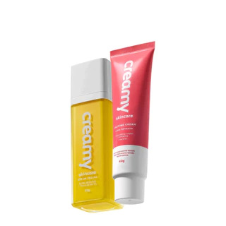 Kit Creamy Ácido Lático Sérum Facial e Calming Cream Hidratante Facial