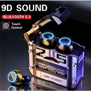 Fone de Ouvido Gamer M25 TWS Bluetooth 5.3 – Som 9D, Modo Jogo, Redução de Ruído e Touch