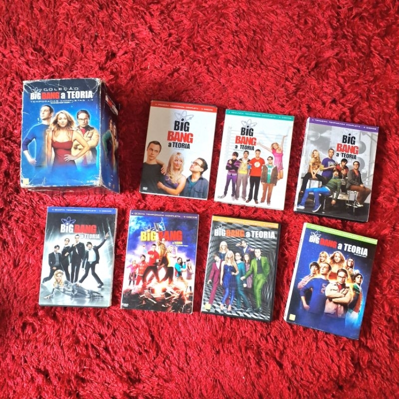 Box Série Big Bang A Teoria - 1 2 3 4 5 6 7 Temporadas Completas (22 ...
