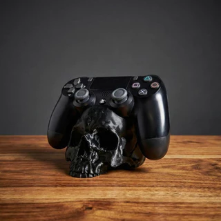 Suporte Stand para Controle Caveira Skull - (PS4, PS5, Xbox) - 3D Premium