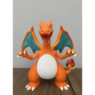 Charizard Fanart Colecionável 3D – Dragão de Fogo Pokémon | Decoração Gamer Geek