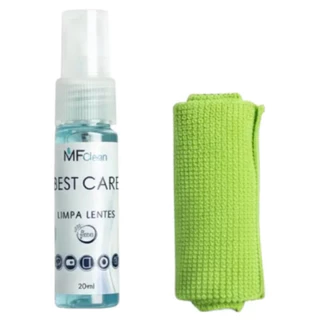 Kit Limpeza De Óculos Limpa Lentes + Flanelas Mágicas