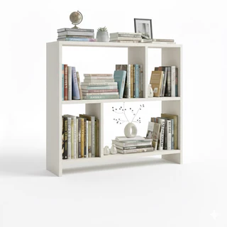 Estante Organizadora De Livros Multiuso Branca Nicho Decorativo Para Sala Quarto Escritório Moderna Resistente Oferta em Oferta na Shopee