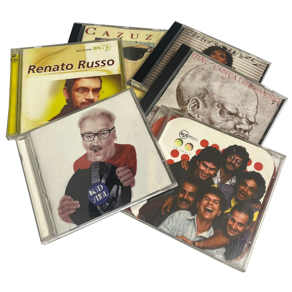 Kit 6 CDs Nacionais e Originais - Kis Vinil, Neusinha Brizola