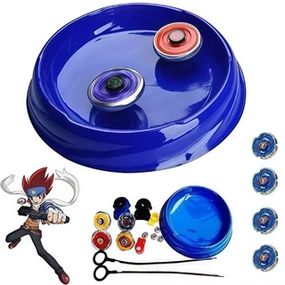 Brinquedo 4 Beyblade Com Metal Led + 2 Lançador + Arena,Com Led Super Rápida Pronta Para Batalha +Arena Clash de Combate em Oferta na Shopee