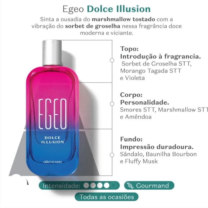 Linha Egeo colônias Masc e fem da Boticário 90 ml em Oferta na Shopee