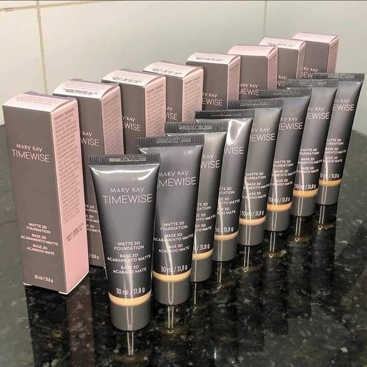 Base TimeWise 3D Mary Kay Matte – 28 Tons | Longa Duração 12h | Não ...