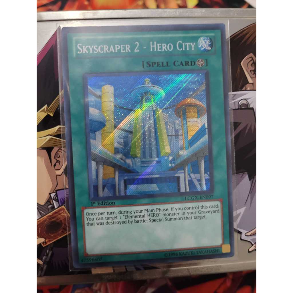 skyscraper card yugioh Yu-Gi-Oh 2 may be 1st or Unlimited Edition Skyscraper 2 - Hero City