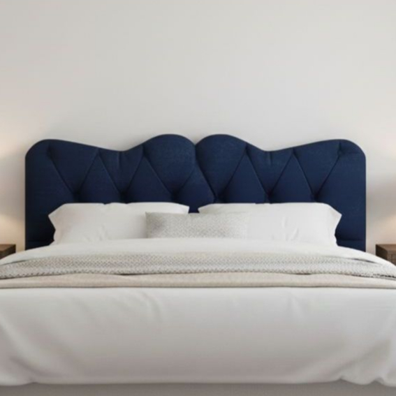 Cabeceira Realeza De Princesa Para Cama Box Casal Padrão 140 - Várias Cores