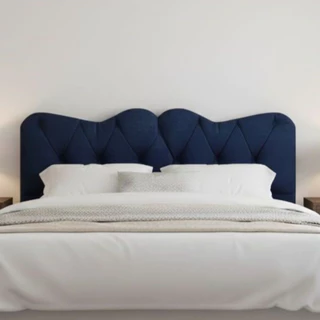 Cabeceira Realeza De Princesa Para Cama Box Casal Padrão 140 - Várias Cores