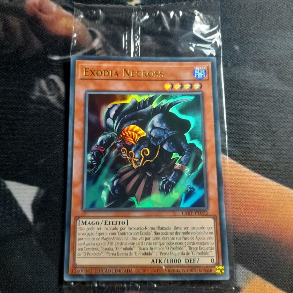 Exodia Necross - Lost Art Promotion - Lacrado - Ultra Raro Foil