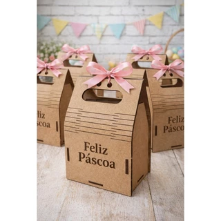 cestinha em mdf para pascoa lembrancinha festa personalizado em Oferta na Shopee