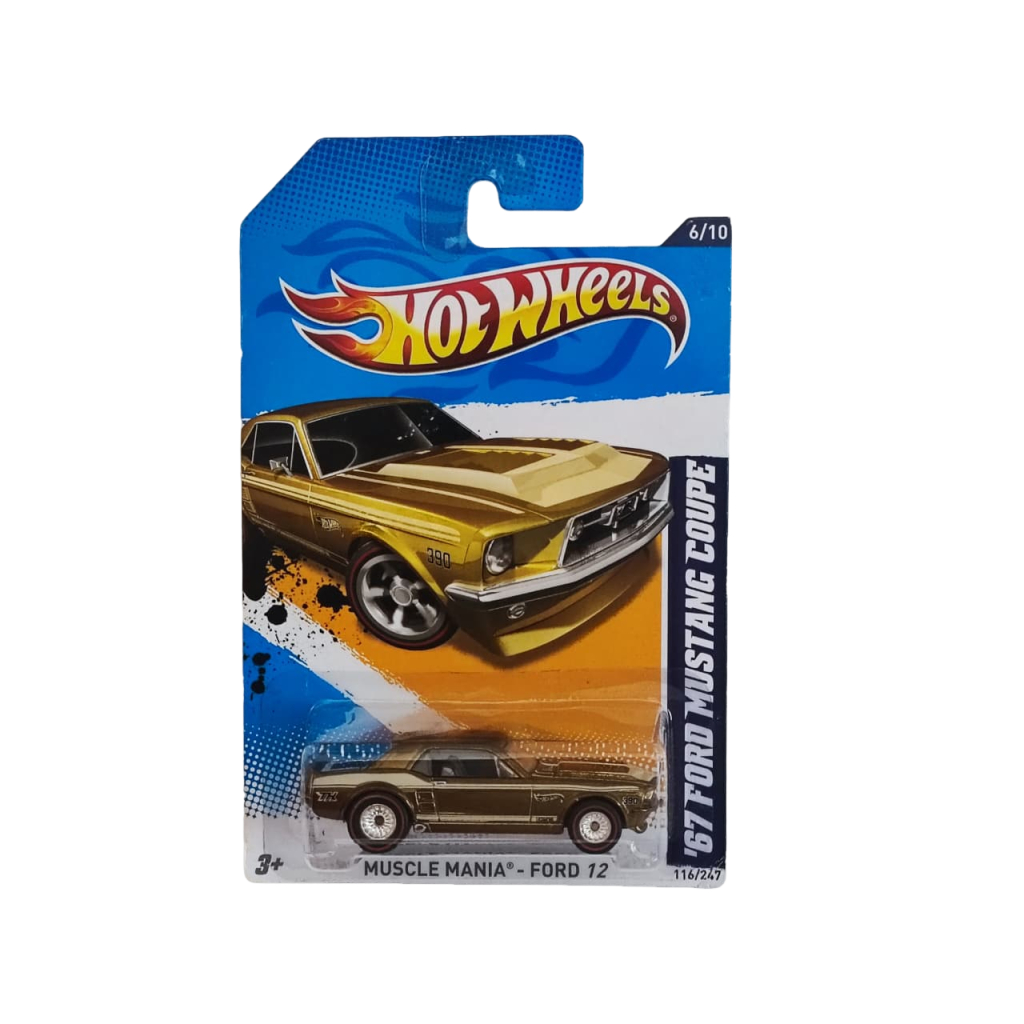 ホットウィール　'67 Mustang Miniatura '67 Ford Mustang Coupe - STH - Hot Wheels | Shopee Brasil