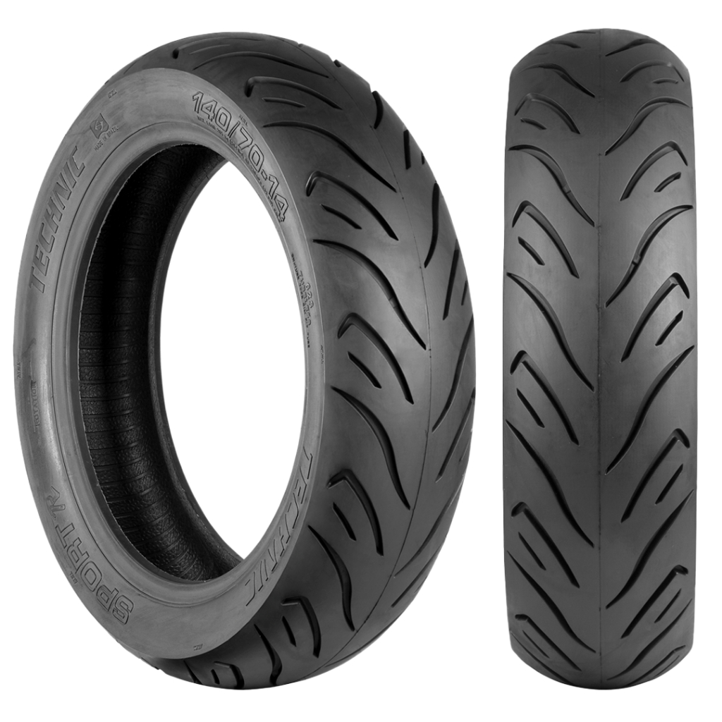 Pneu Traseiro XMax 250 140/70-14 Sport R Technic S/C INMETRO ISO ...