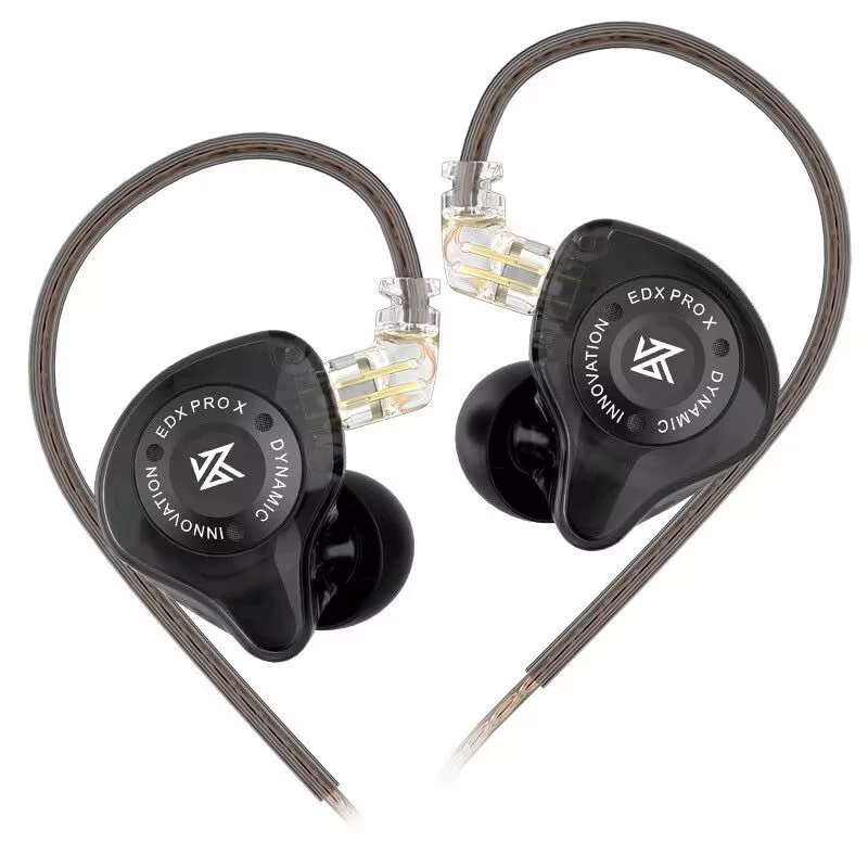 Fone De Ouvido Profissional KZ EDX PRO Intra-auricular Driver Dinâmico Magnético de 10mm HIFI
