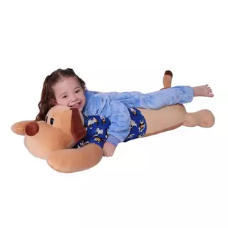 Travesseiro Xuxão Corpo Antialérgico Gigante Pelúcia Confortável om Zìper