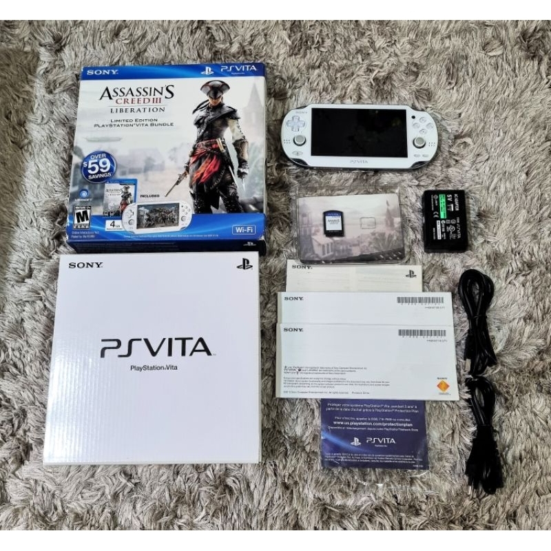 Ps Vita Fat Branco Edição Assassins Creed