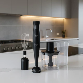 Mixer de Cozinha Turbo 3 em 1 200w - Batedor de Ovos, Triturador, Misturador - Elgin em Oferta na Shopee
