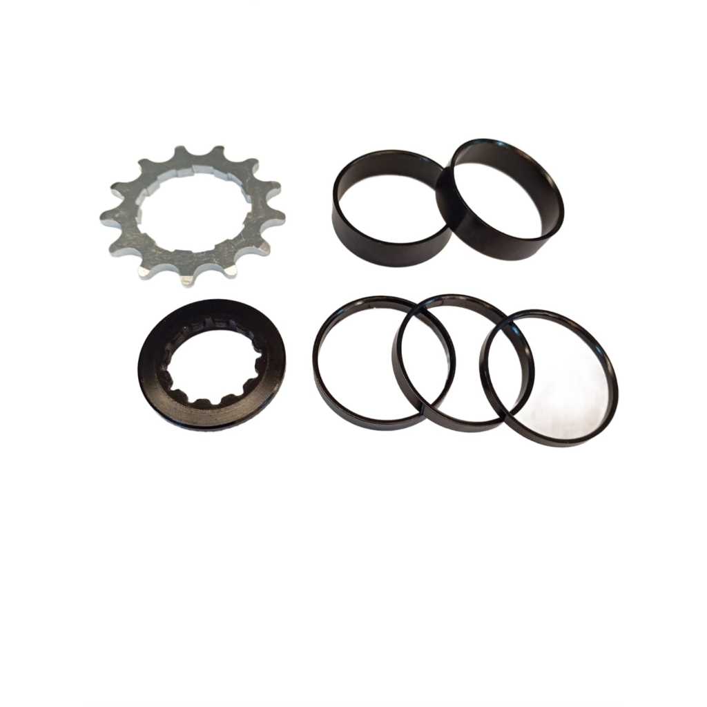 Adaptador Kit Cog Single 13 Dentes Freeride Cassete K7 Cores