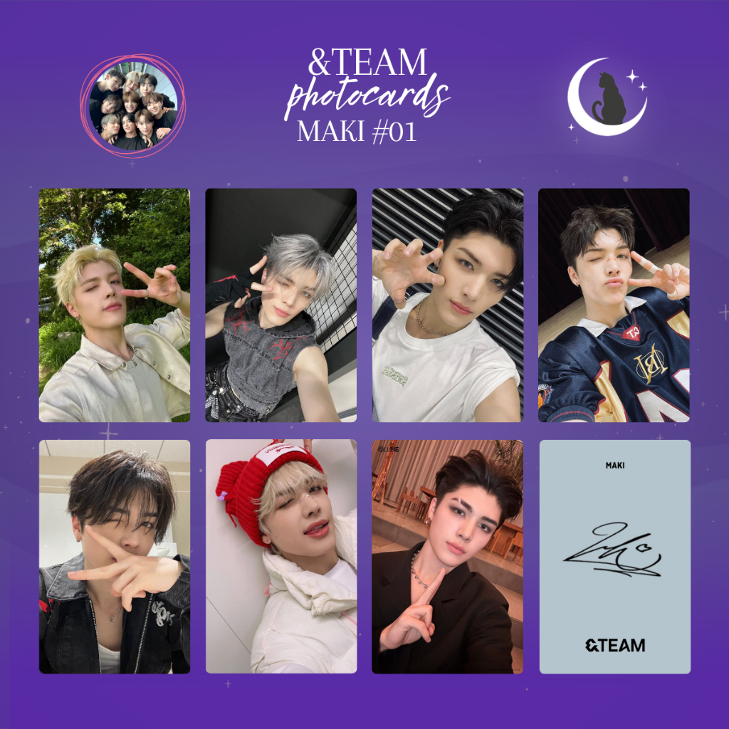 &TEAM andteam makestar チェキ マキ MAKI &TEAM andteam makestar