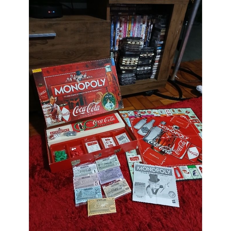 Jogo de Tabuleiro Monopoly Coca-Cola Edição de Colecionador 2013