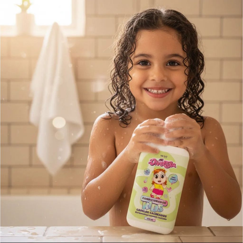 Kit Shampoo + Condicionador Infantil SKAZI MC Divertida - Cabelos