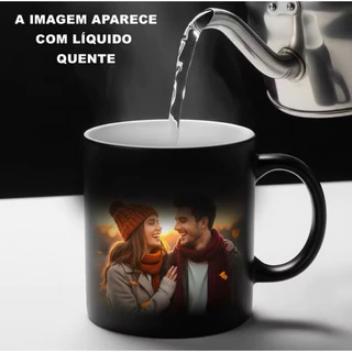 Caneca Xicara Magica Personalizada Porcelana com Foto, Nome, Arte e Outros