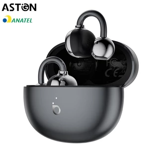 Astgn X Basike Fones de Ouvido Clip-on, Bluetooth 5.4, Cancelamento de Ruído ENC