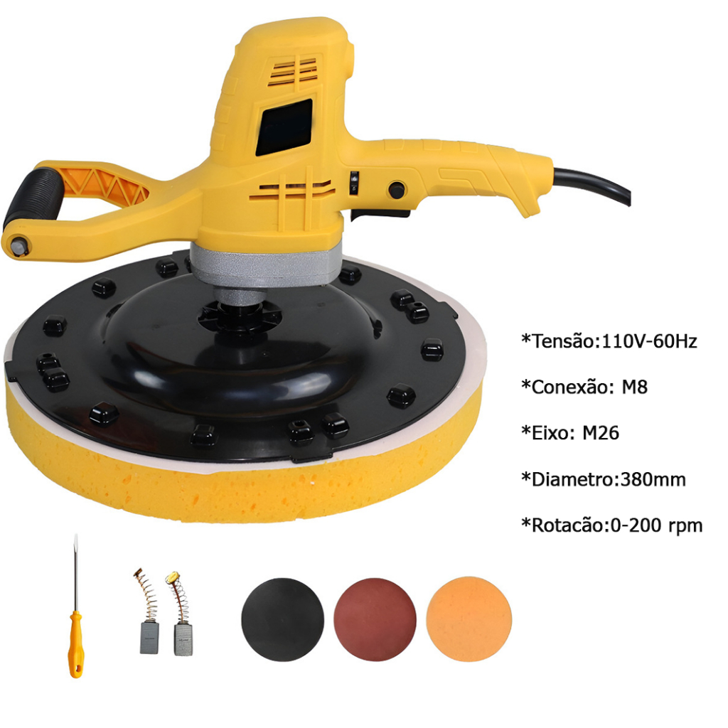Desempenadeira Profissional Elétrica Parede E Reboco Nakami | Shopee Brasil