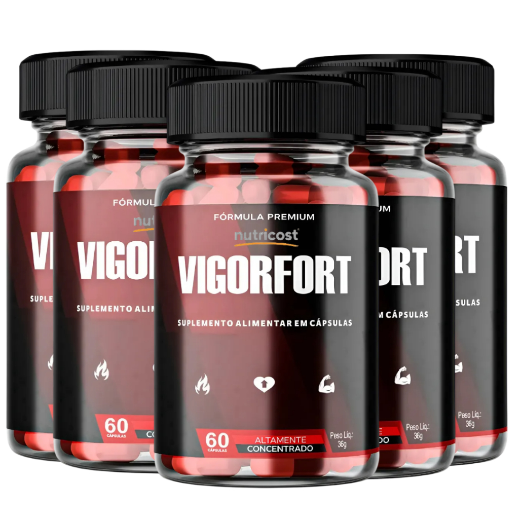 5x Vigorfort Premium 60 caps Uso diário Masculino Vigor Forte | Shopee ...