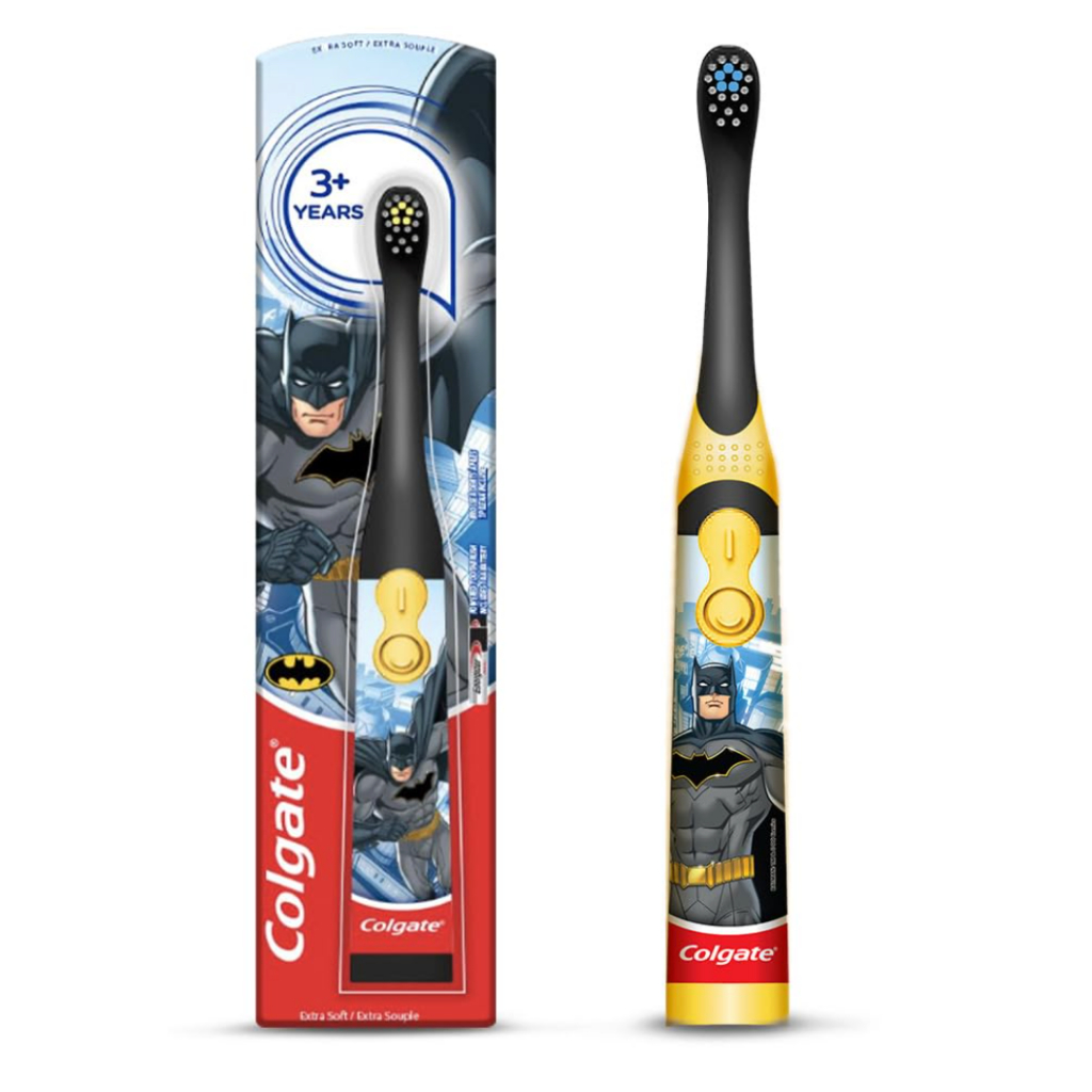 Escova de dentes elétrica Colgate Batman infantil | Shopee Brasil