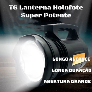 Lanterna Holofote Super Potente Led 30w Td 6000a T6