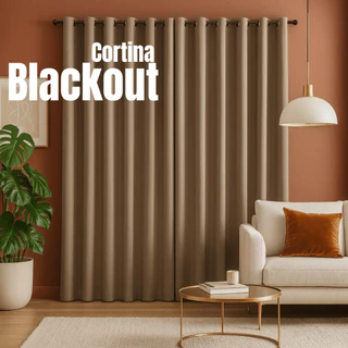 Cortina Blackout Em Tecido 5 metros de largura(Altura escolhe no anuncio) em Oferta na Shopee
