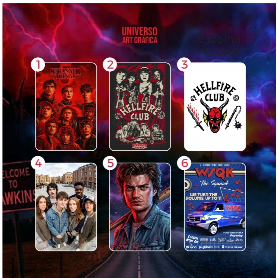 Photocard Stranger Things – Pack 01 | Fanmade Eleven Will Dustin Max ...