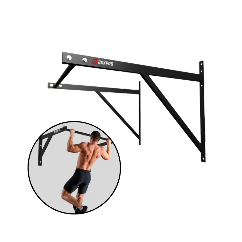 Barra Fixa de Parede para Exercícios Musculação Crossfit Reforçada ...