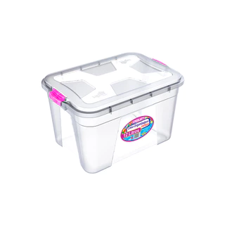 Caixa Organizadora Alta com Tampa e Travas 12 Litros – Uninjet em Oferta na Shopee