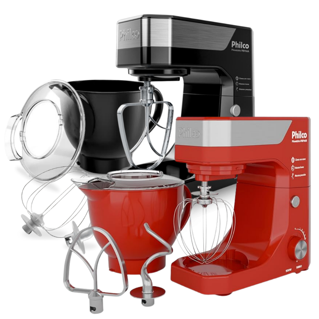 Batedeira Philco Planetária 12 Velocidades 900w Turbo Anti R