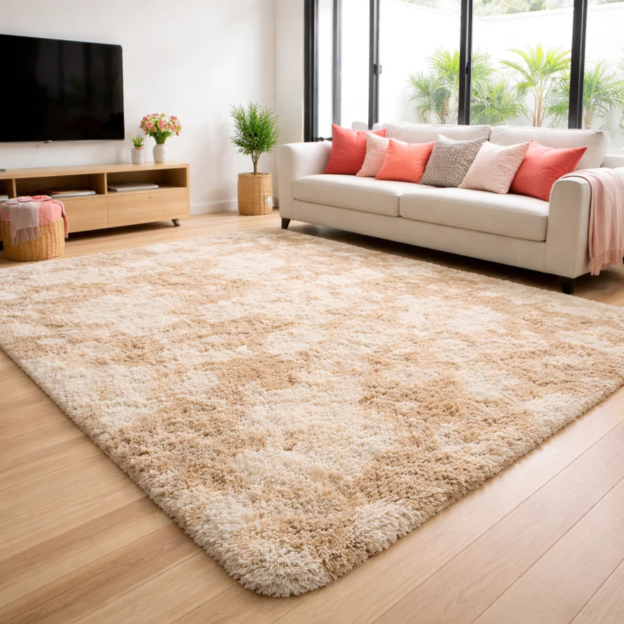 Tapete Peludo 3,00 x 2,00 Grande Felpudo Para Sala e Quarto