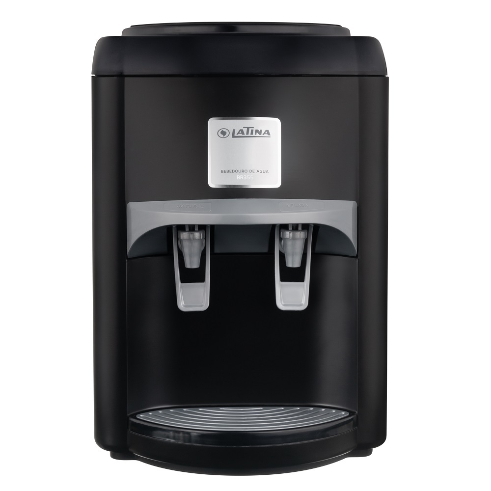 BEBEDOURO DE ÁGUA GELADA COMPRESSOR LATINA BR355 PRETO 127V OU 220V ...