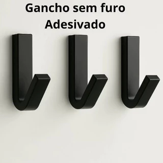 Ganchos Adesivos para Parede - Suporte para Toalhas de Banheiro e Cozinha